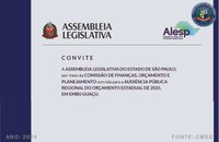 Audiência Pública - ALESP orçamento 2025