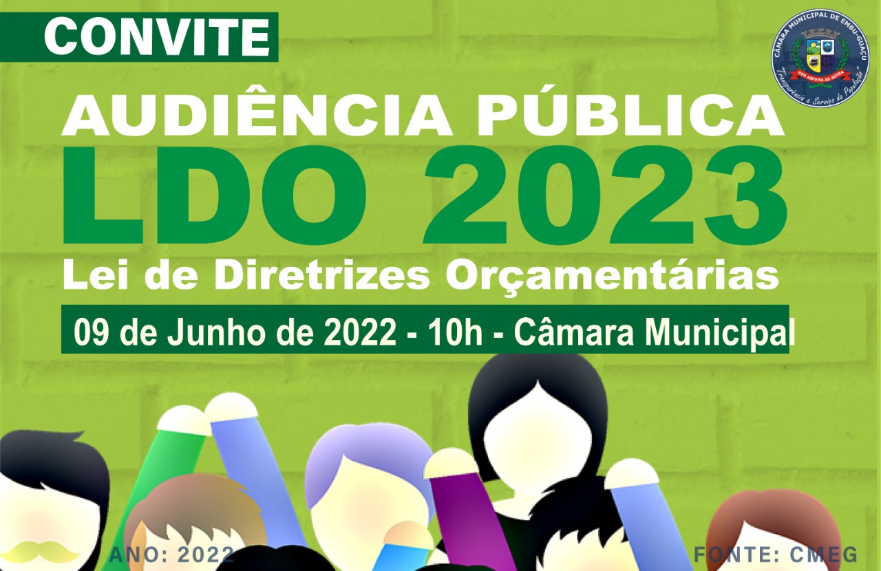 AUDIÊNCIA PÚBLICA LDO - 2023