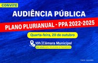 AUDIÊNCIA PÚBLICA - PPA 2022 a 2025