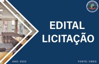 EDITAL DE LICITAÇÃO 003-2022