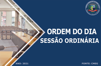 ORDEM DO DIA DA 35ª SESSÃO ORDINÁRIA