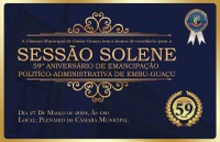 SESSÃO SOLENE 59 ANOS