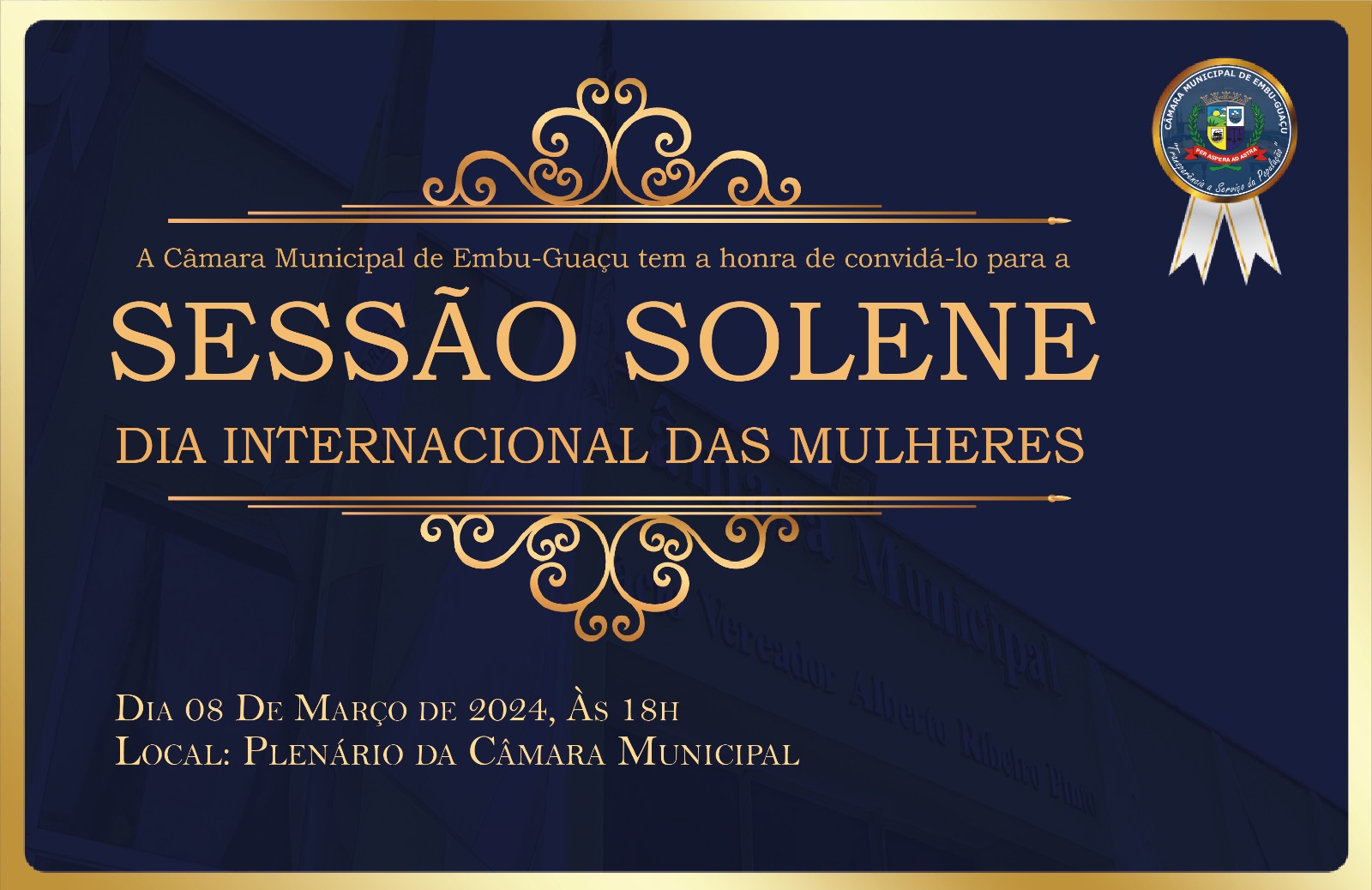 SESSÃO SOLENE DIA INTERNACIONAL DAS MULHERES