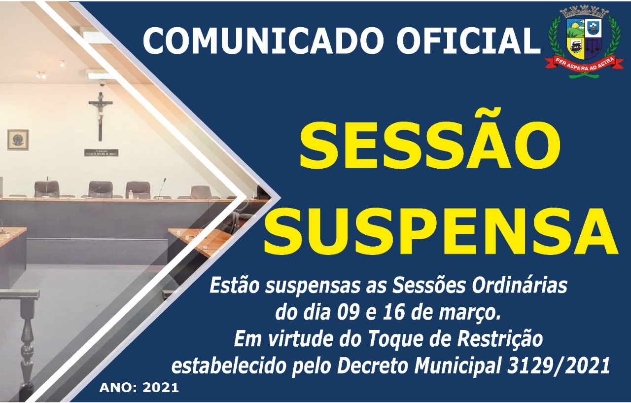 SESSÕES SUSPENSAS