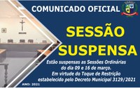 SESSÕES SUSPENSAS