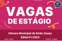 VAGAS DE ESTÁGIO PARA CÂMARA DE EMBU-GUAÇU